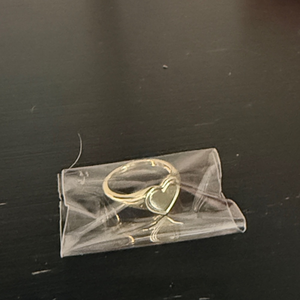 Gold Plated Heart Ring